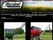 Tablet Screenshot of marketfarmequipment.com